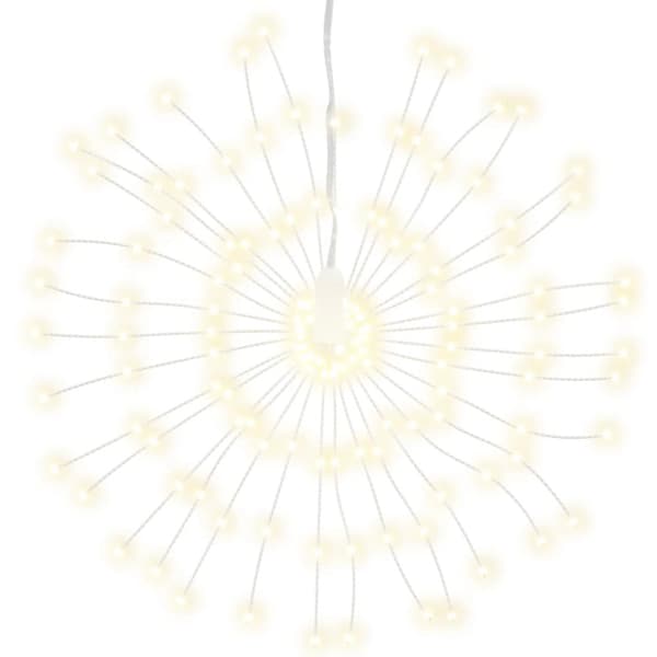 Julbelysning 4 st 140 LED varmvit 17 cm