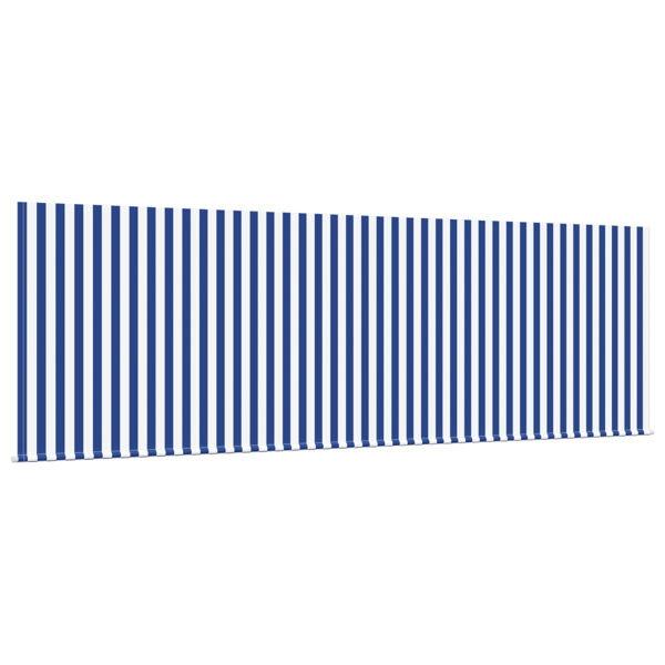 Utfällbar markis Randig Blå 350 x 200 cm tyg