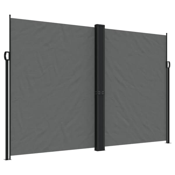 Infällbar sidomarkis 220x600 cm antracit