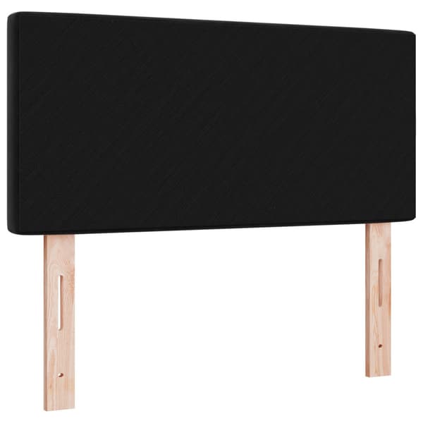 Huvudgavel Svart 90 cm Sammet