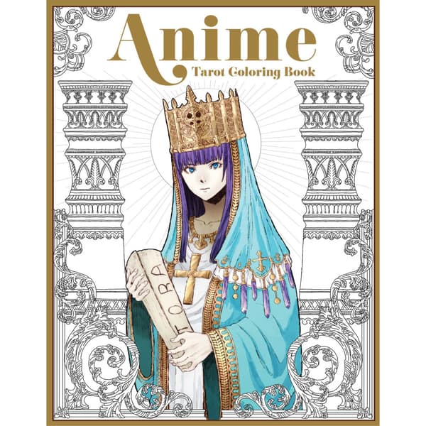 The Anime Tarot Coloring Book (häftad, eng)