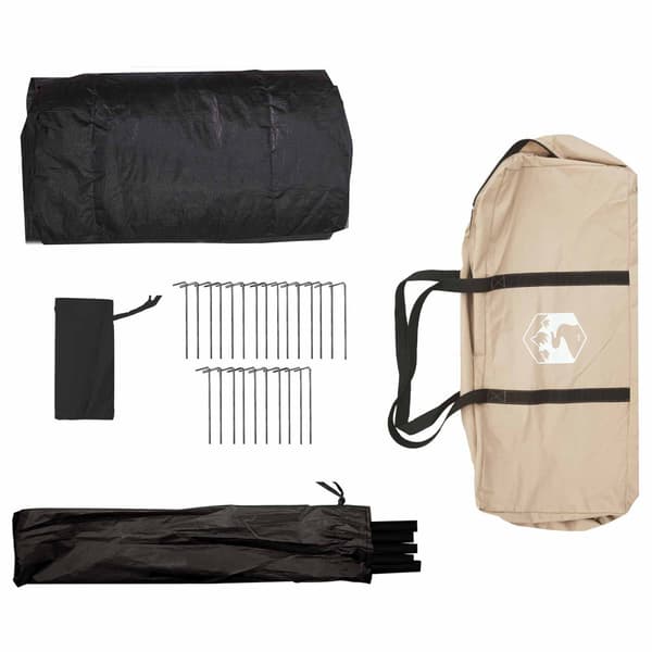 Familjetält Gräddvit 8 personer Polyester / Bomull