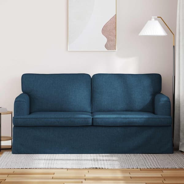 Soffa Blå 142 x 80 x 85 cm tyg