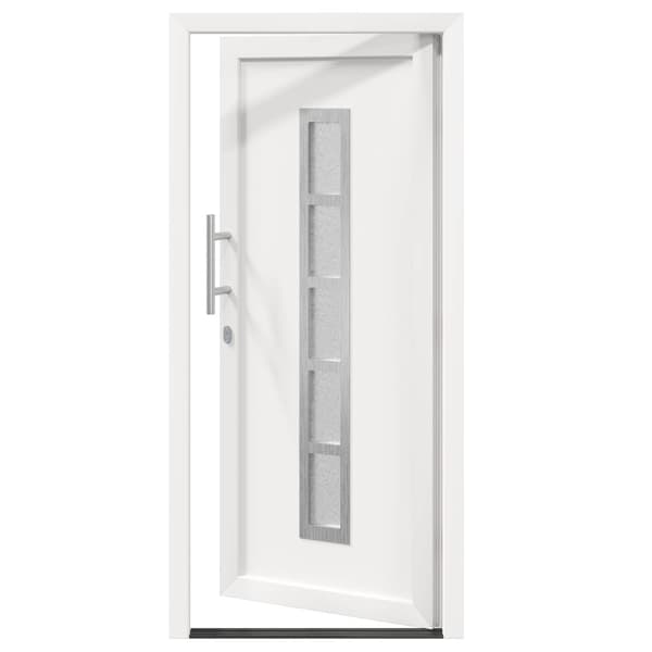 Framdörr Vit 108 x 208 cm PVC