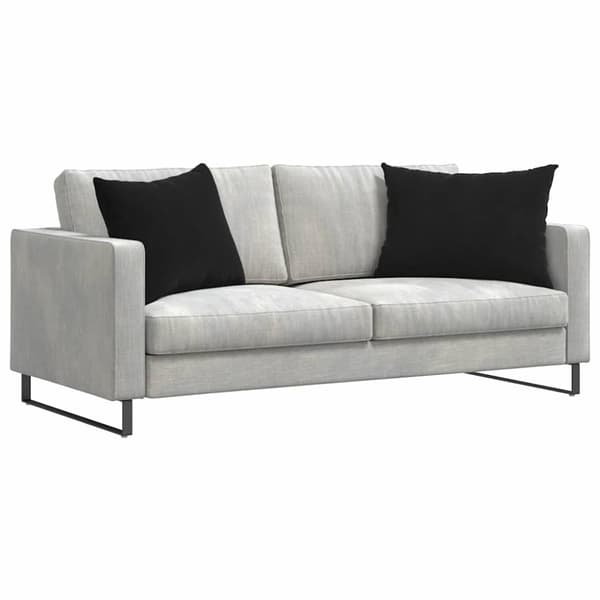 Sofakuddar 2 pcs Svart 70 x 50 cm Kordread tyg