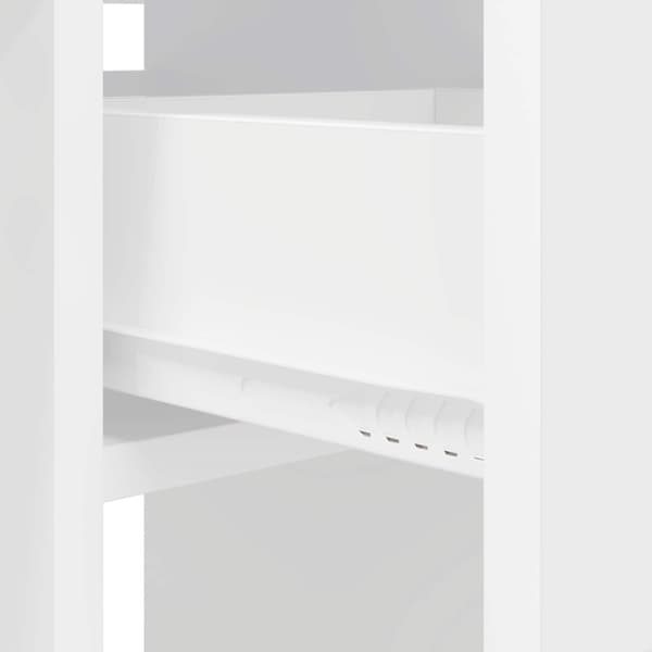 Matbord 115 x 70 x 75 cm Konstruerat trä Vit Rektangulär