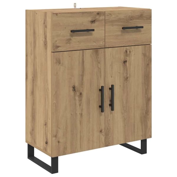 Sideboard Artisan Ek 69,5 x 34 x 90 cm Konstruerat trä