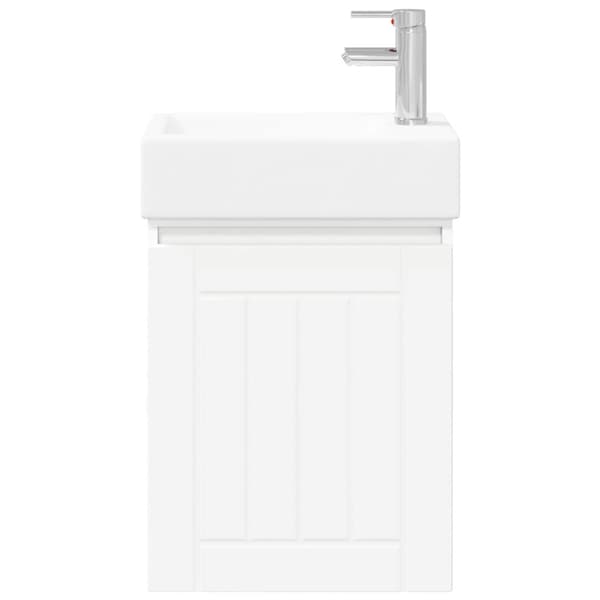Badrumsspegel med kran Vit 45,5 x 25,5 x 84 cm