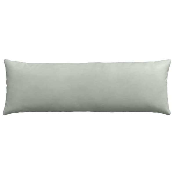 Sofakuddar 2 pcs Ljusgrå 120 x 40 cm Kordread tyg
