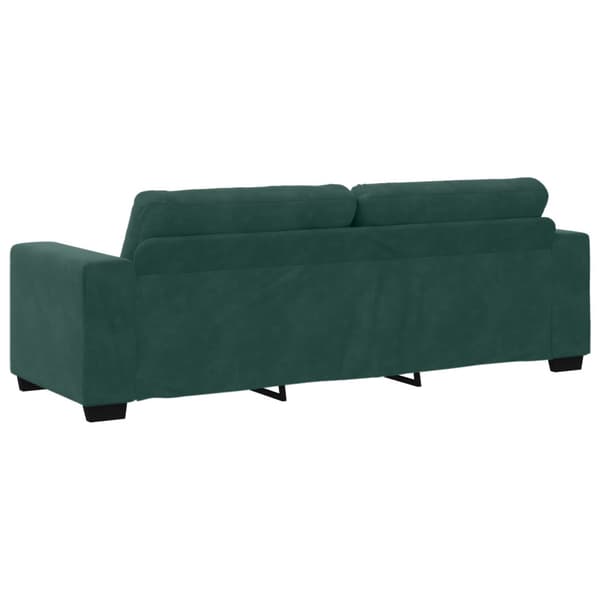 Soffset 3 pcs Mörkgrön 221 x 80 x 80 cm Sammet