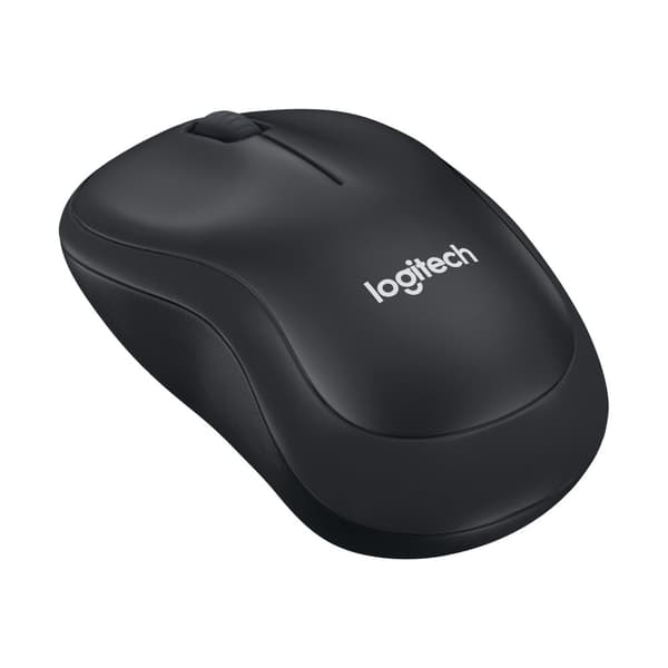 Logitech M220 Silent - mus - 2.4 GHz - träkol