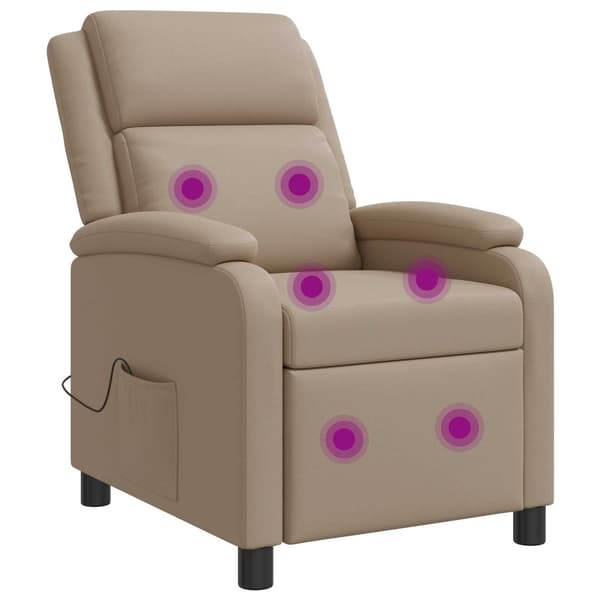 Massagefåtölj Cappuccino Konstläder