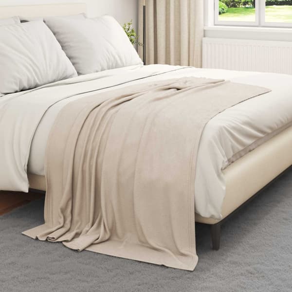 Filtar 6 pcs Beige 170 x 130 cm Fleece