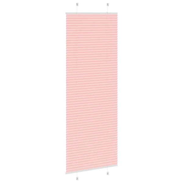 Plisserad persienn rosa 80x200 cm tyg bredd 79,4 cm polyester