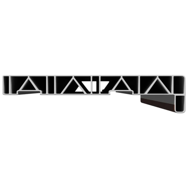 Fönsterbräda Brun trä 80 x 25 x 4,5 cm PVC