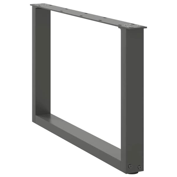 Soffbordsben U-formade 2 st antracit 60x(42-43) cm stål