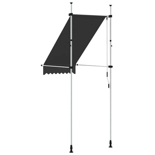 Markis manuellt infällbar 100 cm antracit