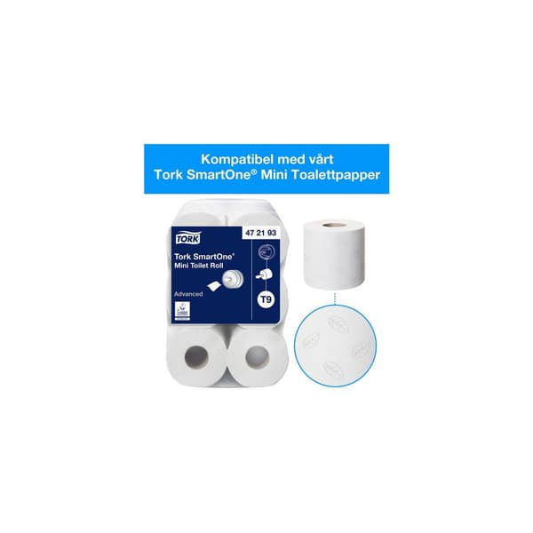 Dispenser TORK T9 SMARTONE Twin svart
