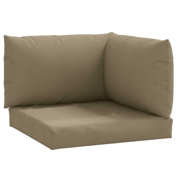 Palldynor 3 st melerad taupe tyg
