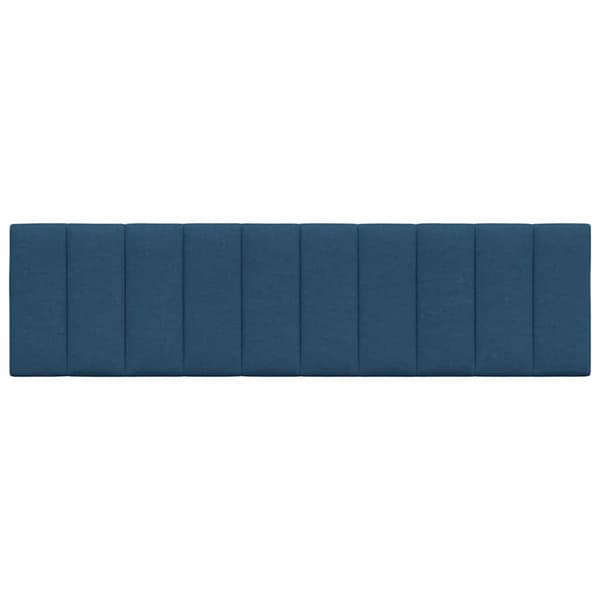 Headboard Cushion "Hanko" Blue 180 cm Fabric