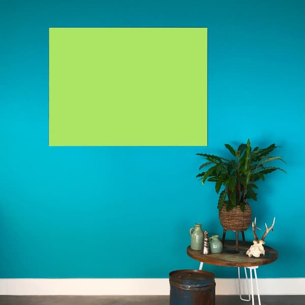 Whiteboard utan ram - 90x120 cm - Limegrön