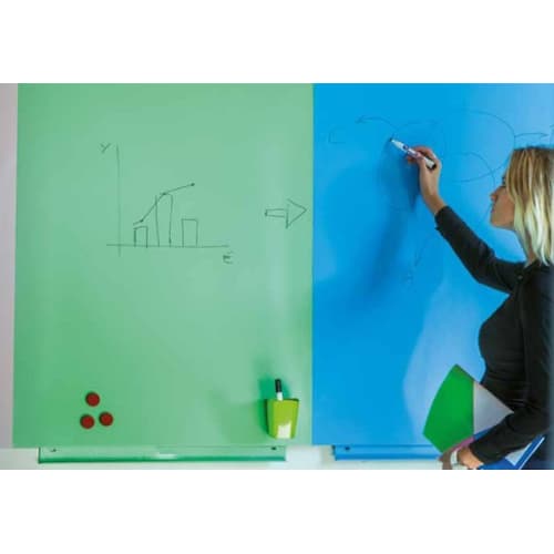 Skin whiteboard 75x115 cm grön