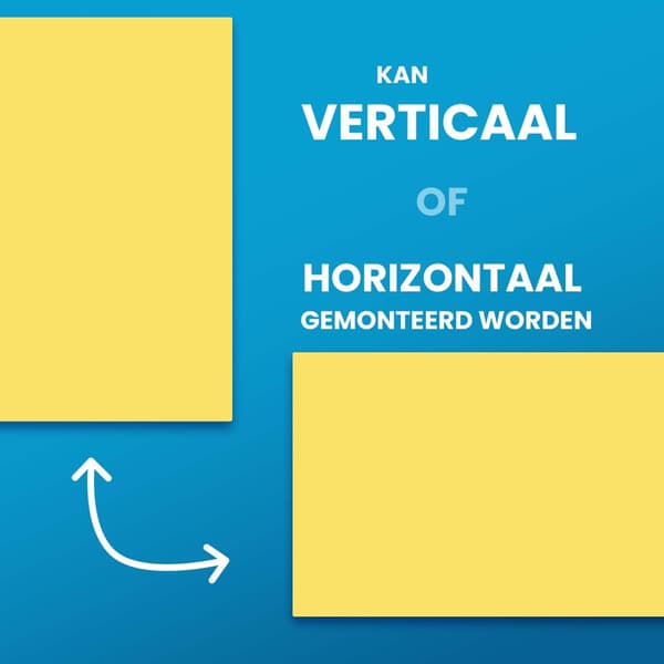 Whiteboard uden kant - 60x90 cm - Blød gul