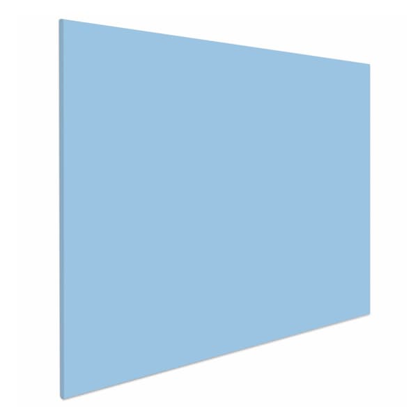 Whiteboard uden kant - 100x150 cm - Babyblå