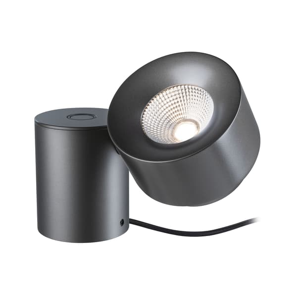Paulmann LED bordslampa 3-Step-Dim Pane 2700K 328lm 3W Titanium
