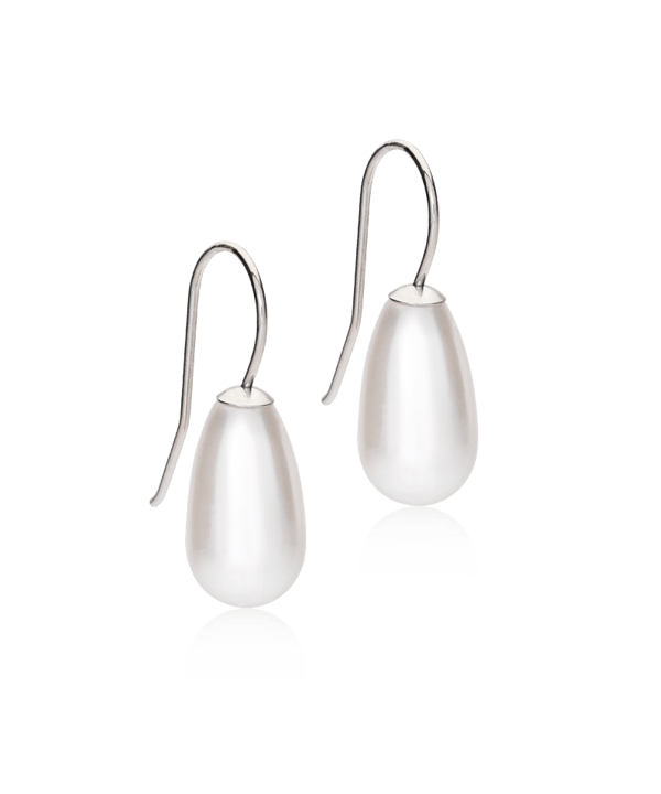 Blomdahl örhänge Pendant Pearl Drop 12mm