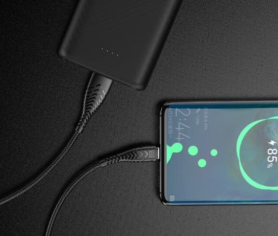 1,2 meter højhastighedsopladerkabel, USB-C til C, 3A
