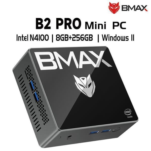 BMAX B2 Pro Mini-PC Intel N4000 8GB RAM 256GB SSD Dual HDMI