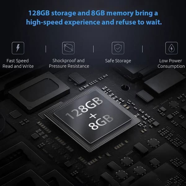 Mini PC - ERVPES - B20E - Intel Pentium 6500Y - 8Go RAM - SSD 128Go