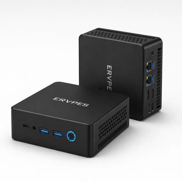 ERVPES E1pro Mini-PC Intel Celeron N4505 8GB LPDDR4 256GB SSD