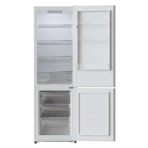 Cecotec white static Combi refrigerator, function, with 262 litre capacity, class E.