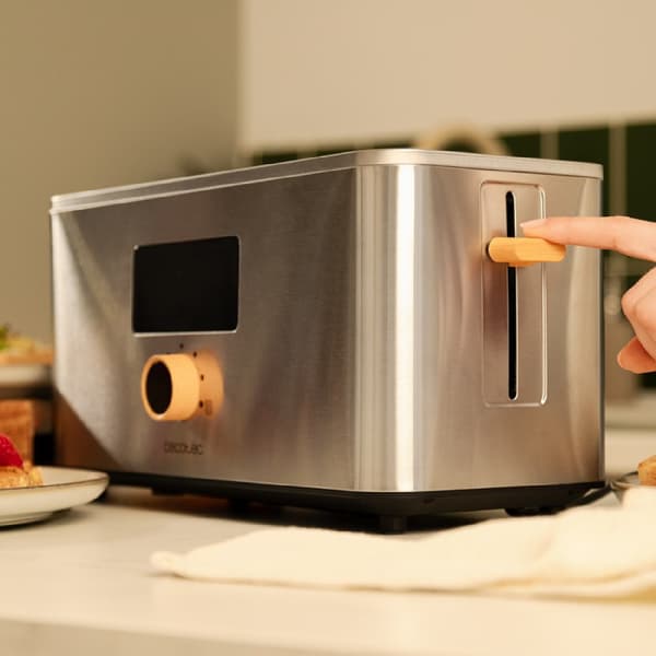Touch&Toast Extra Dubbel vertikal brödrost