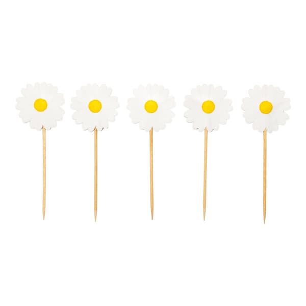Tårtdekoration Prästkrage 10-pack