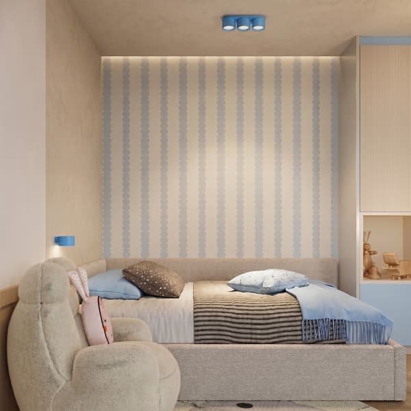 Vägglampa MODO 1 azurblå Gx53