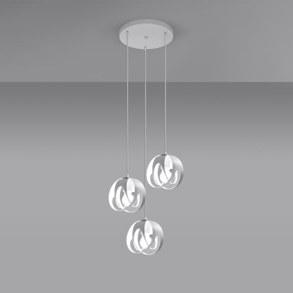 Pendel lampa TULOS 3P vit