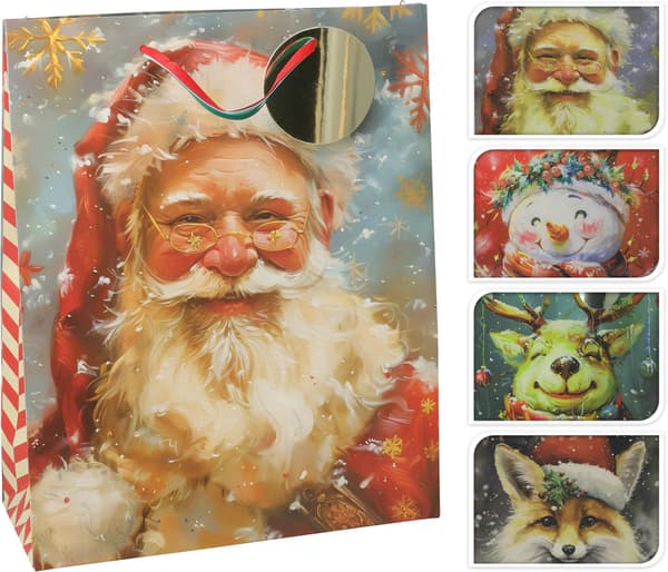 Presentpåse Julpåse Jul 4-pack