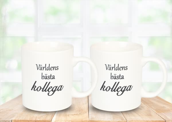 Mugg Världens bästa kollega