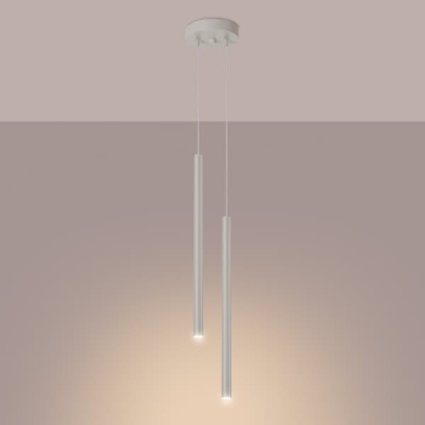 Taklampa PASTELO 2 beige