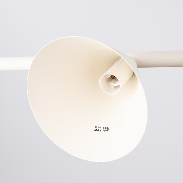 Ljuskrona NOX 4L beige