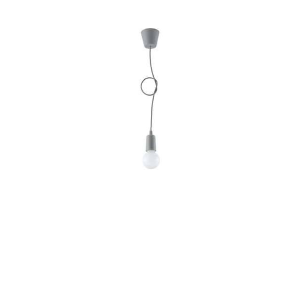 Pendel lampa DIEGO 1 grå
