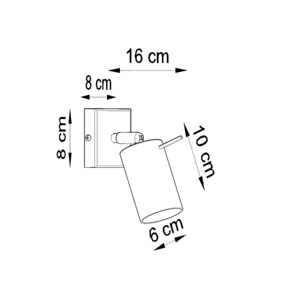 Vägglampa RING ultramarinblå