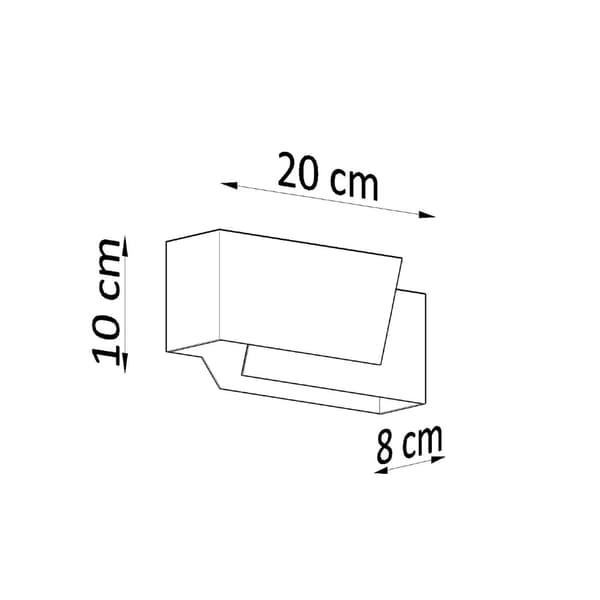 Vägglampa PIEGARE