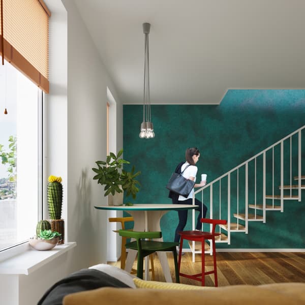 Pendel lampa DIEGO 1 grå