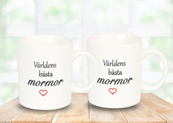 Mugg Världens bästa mormor