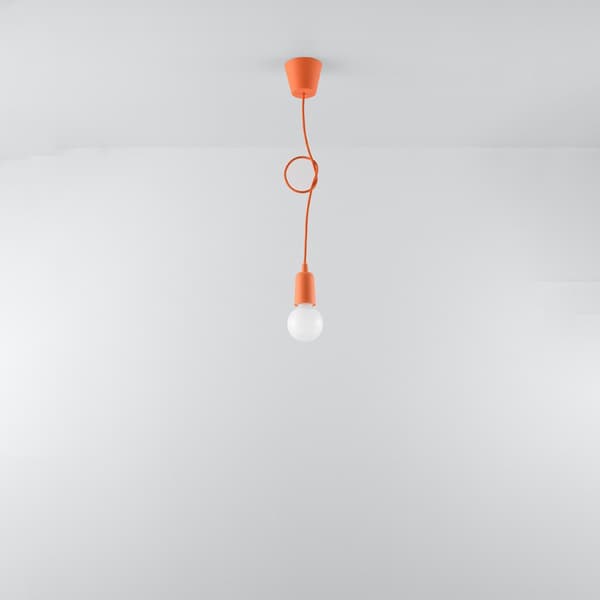Pendel lampa DIEGO 1 orange