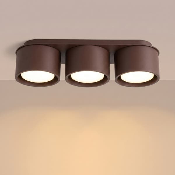 Taklampa MODO 3 brun Gx53
